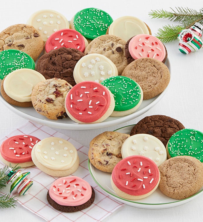 Holiday Cookie Assortment Bow Box